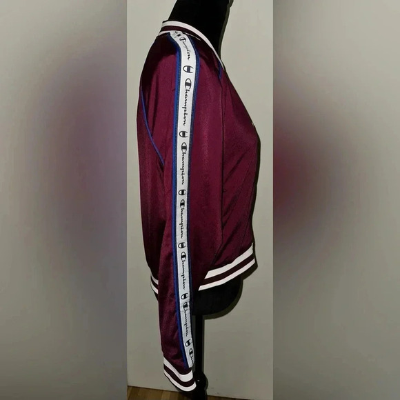 Champion Burgundy Y2K Track Jacket  - Size L - Picture 8 of 10
